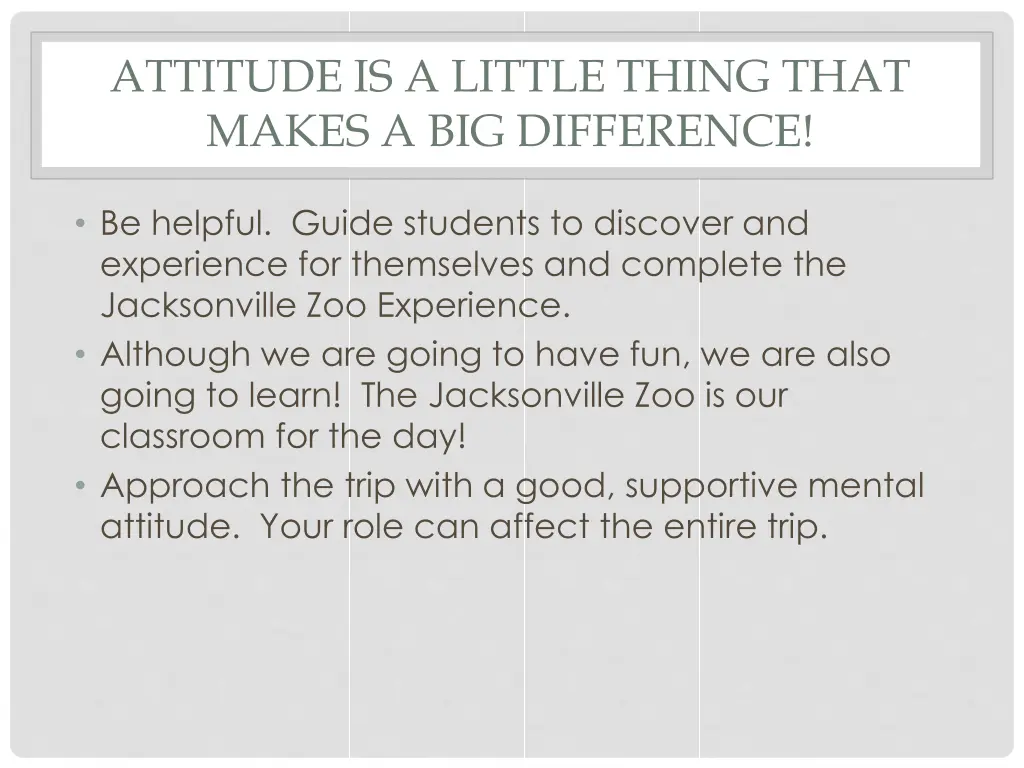 attitude is a little thing that makes