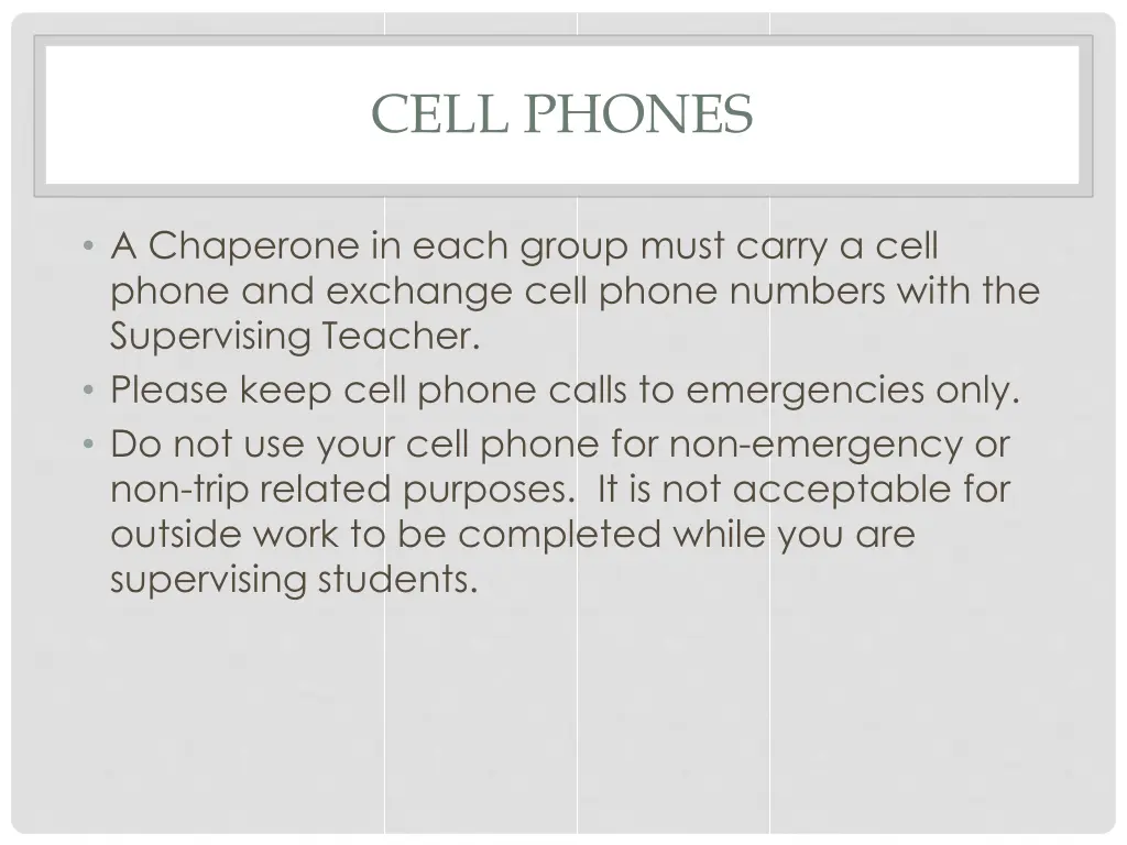 cell phones