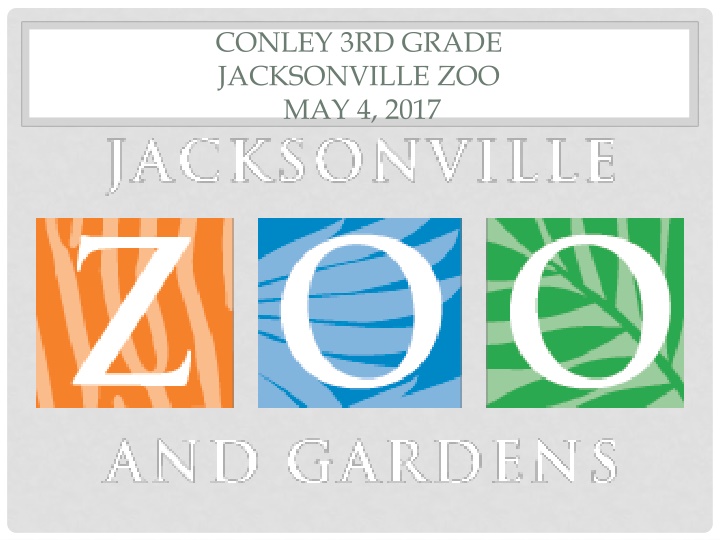 conley 3rd grade jacksonville zoo may 4 2017