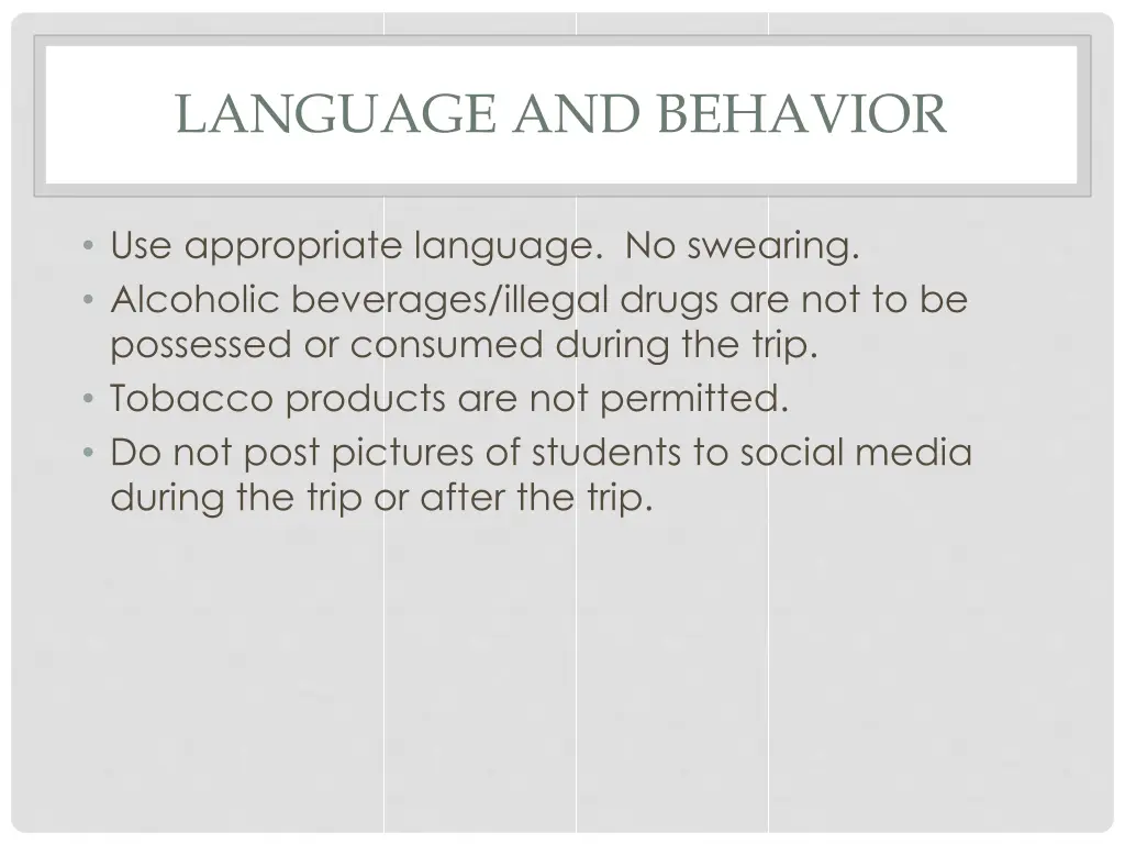 language and behavior