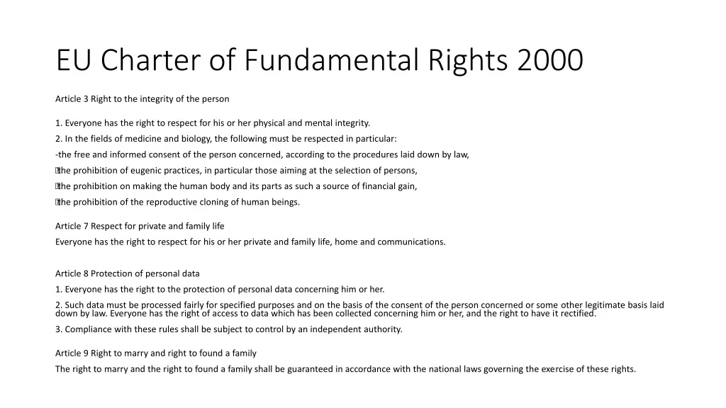 eu charter of fundamental rights 2000