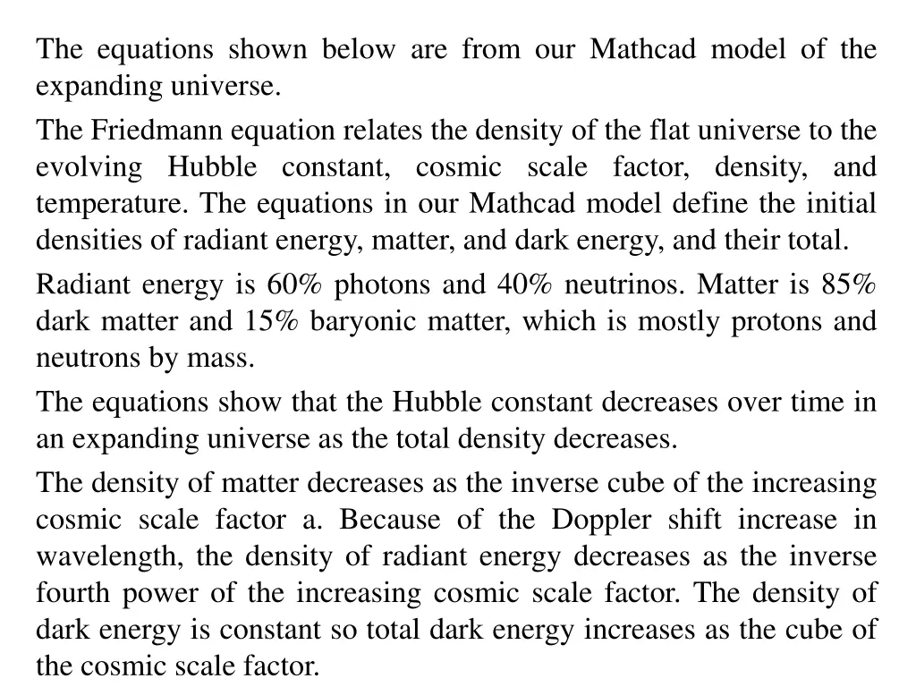 the equations shown below are from our mathcad