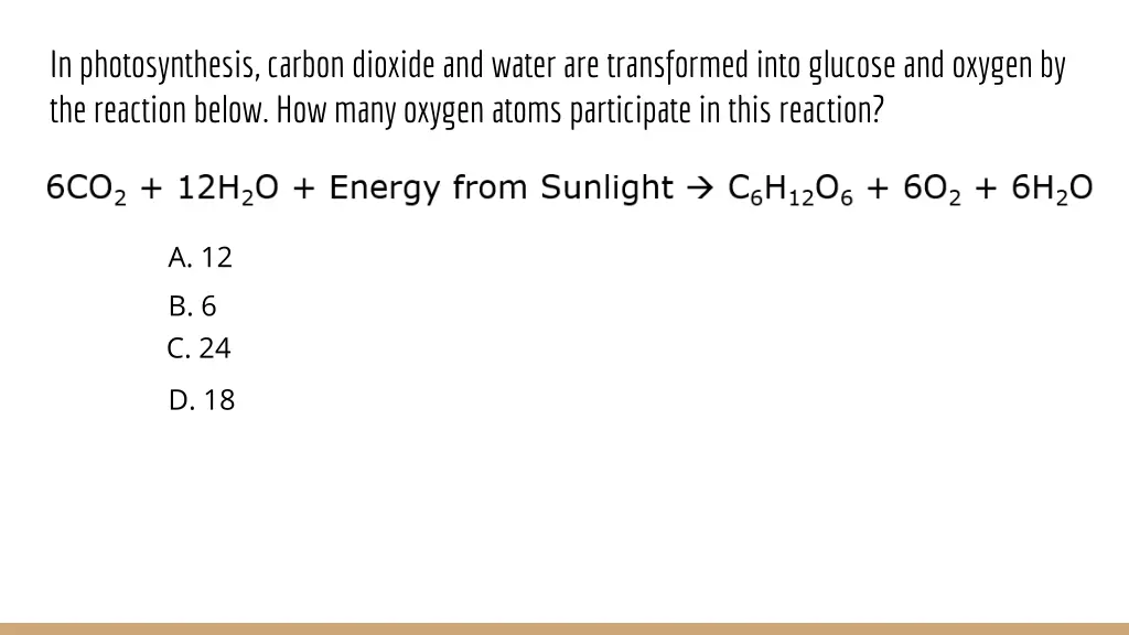 in photosynthesis carbon dioxide and water