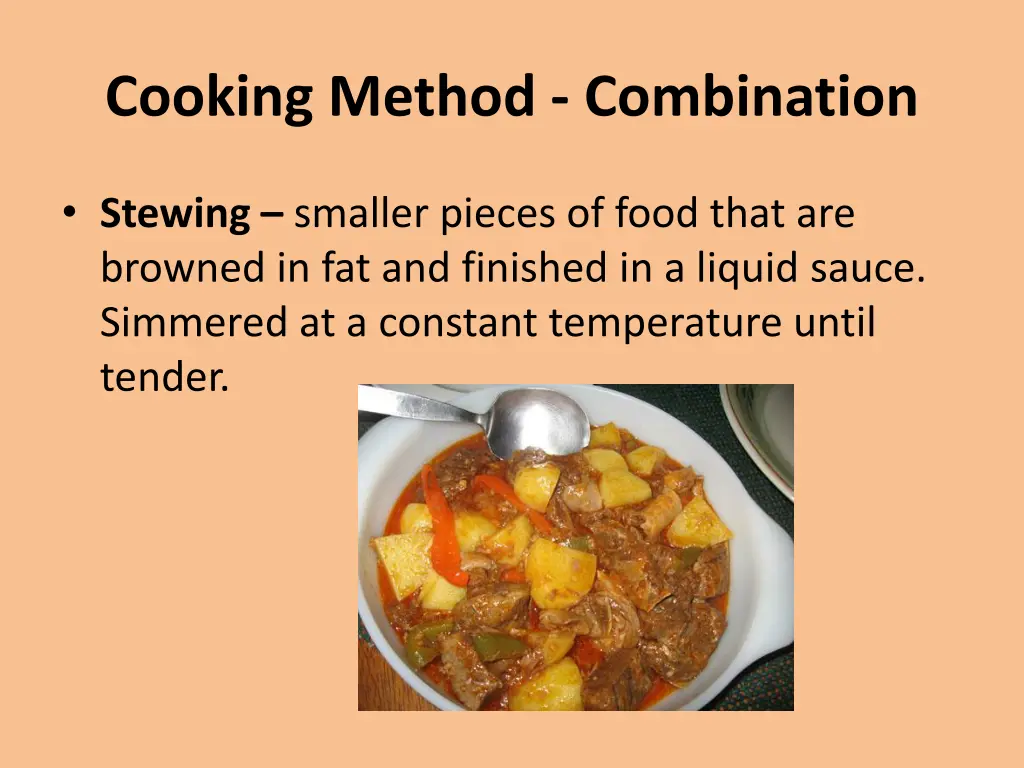 cooking method combination 1