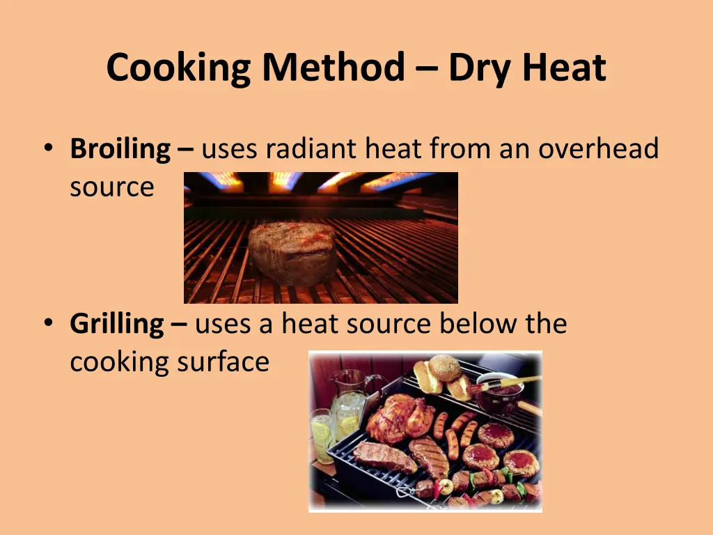 cooking method dry heat