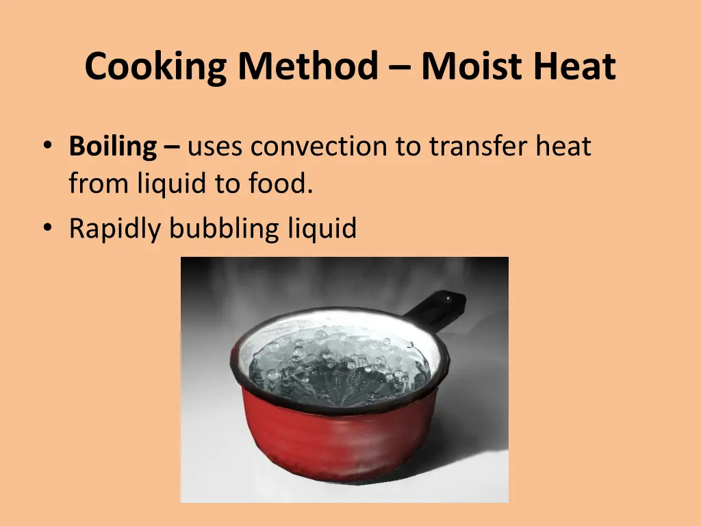 cooking method moist heat 1