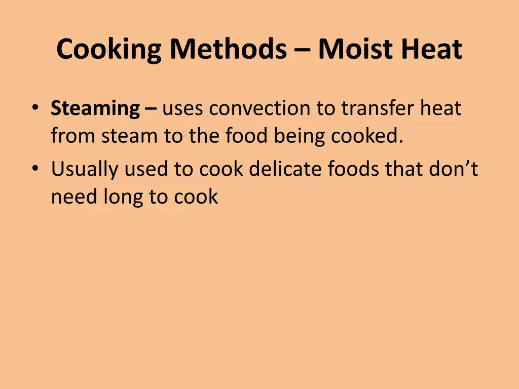 cooking methods moist heat