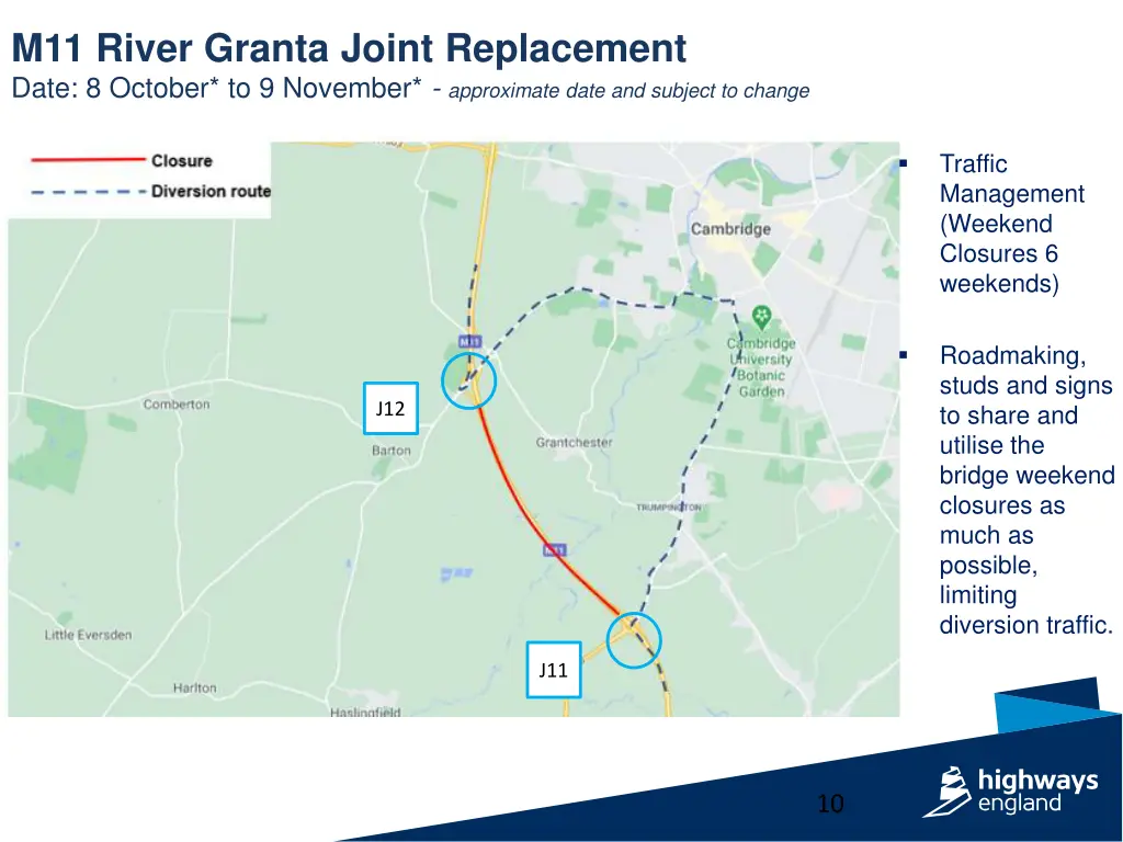 m11 river granta joint replacement date 8 october