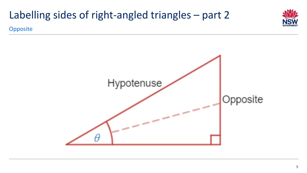 labelling sides of right angled triangles part 2