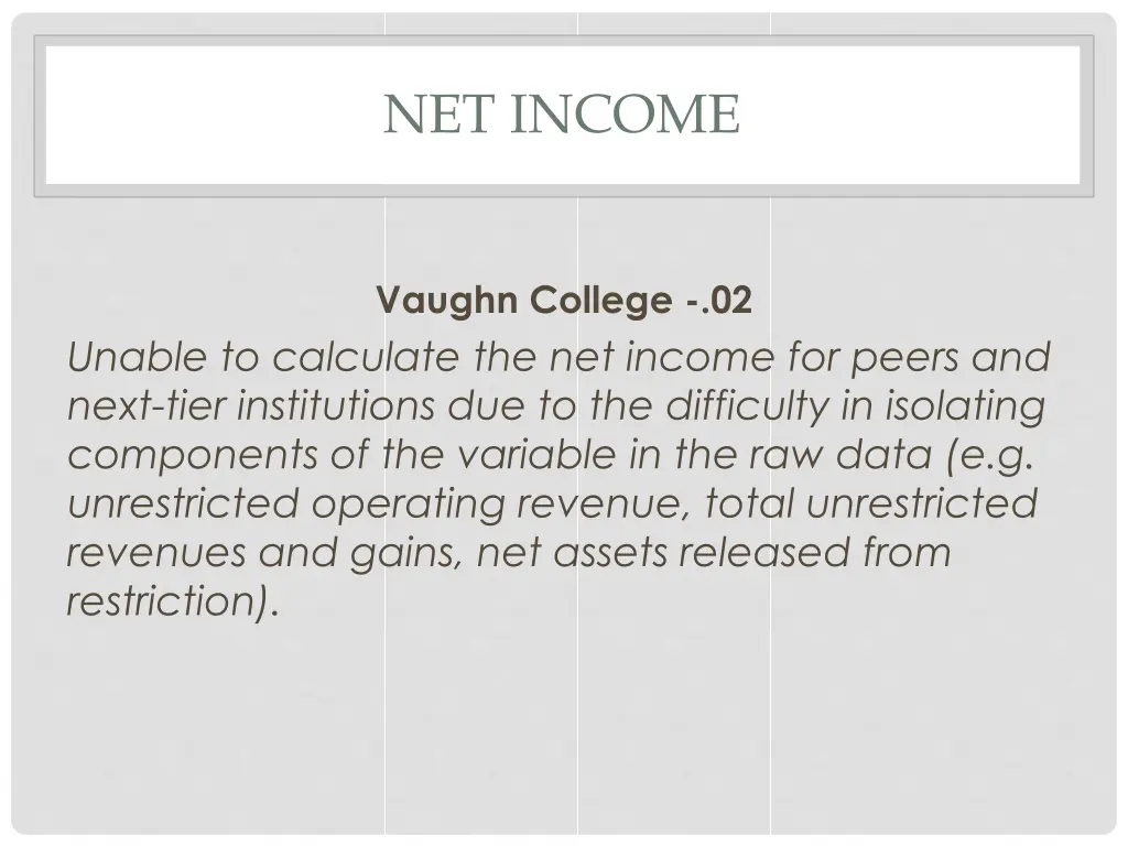 net income