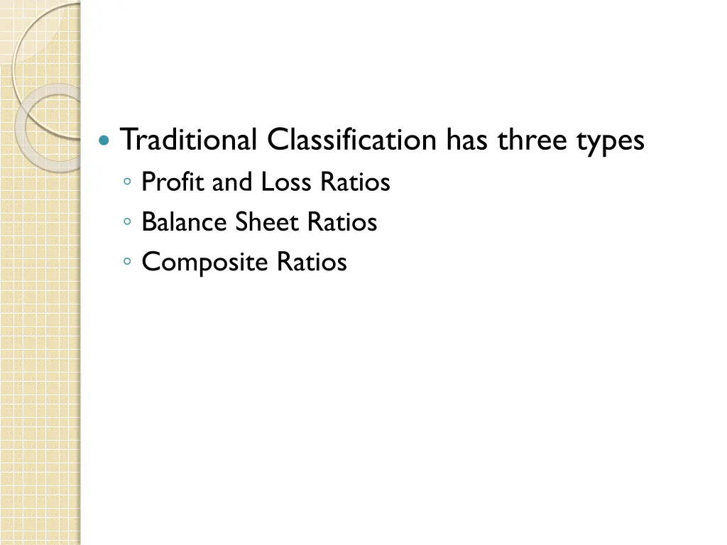 traditional classification has three types profit