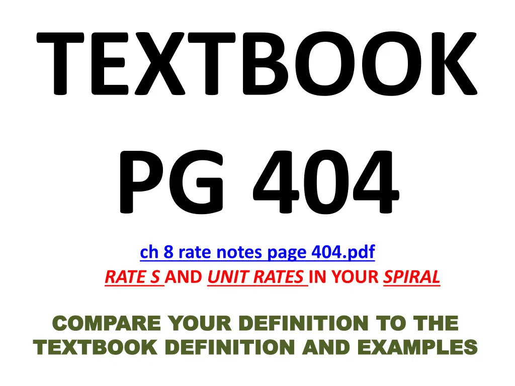 textbook pg 404 ch 8 rate notes page 404 pdf rate