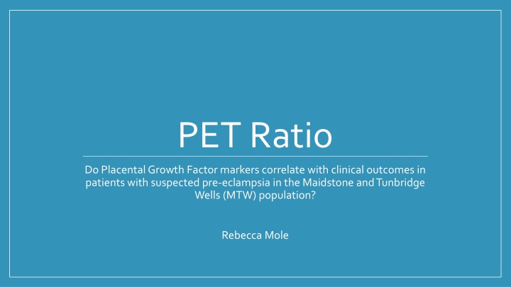 pet ratio