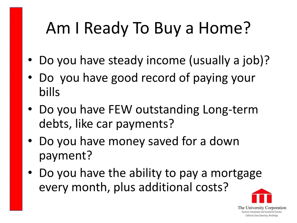 am i ready to buy a home