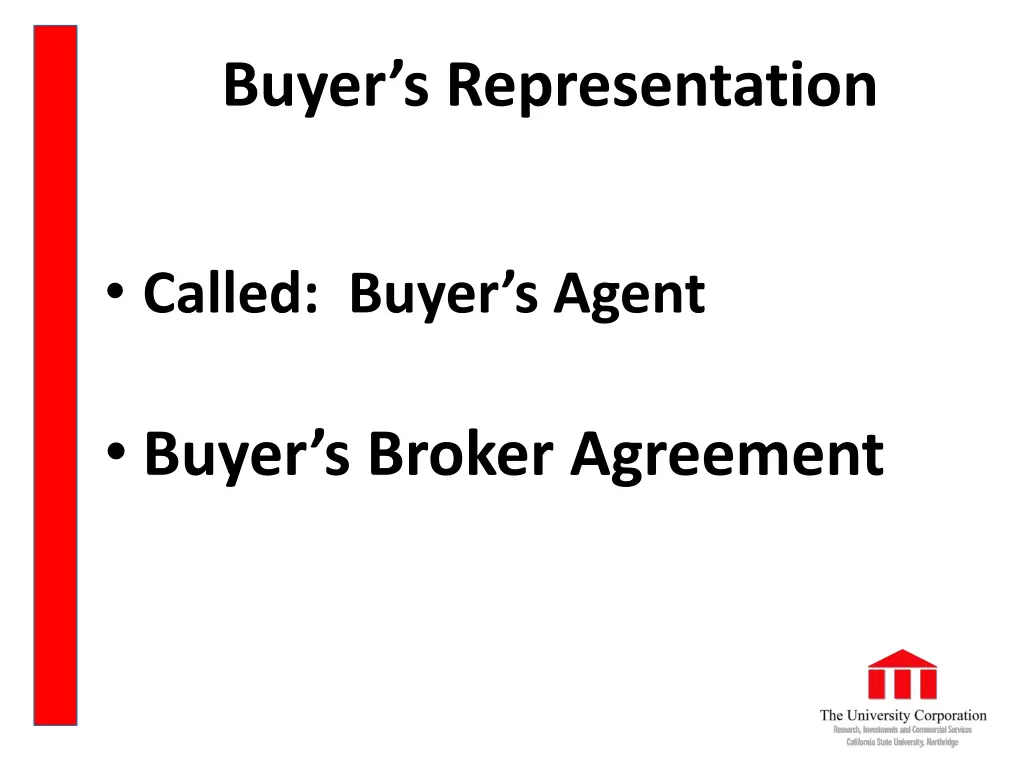 buyer s representation