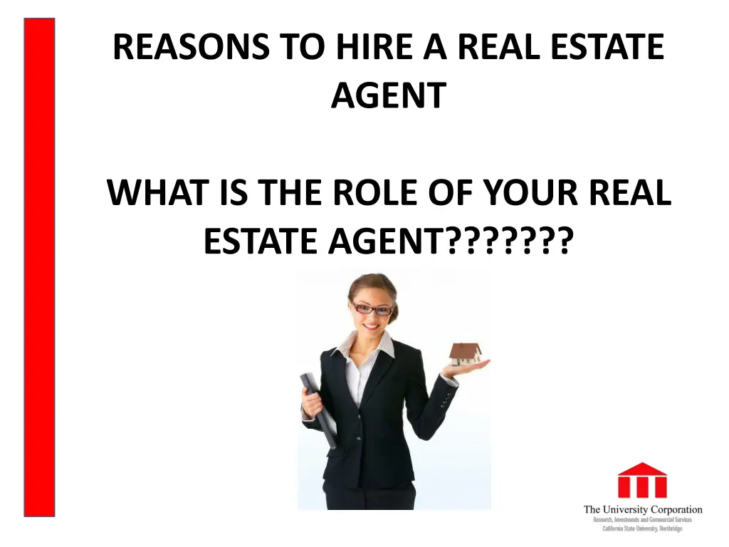 reasons to hire a real estate agent