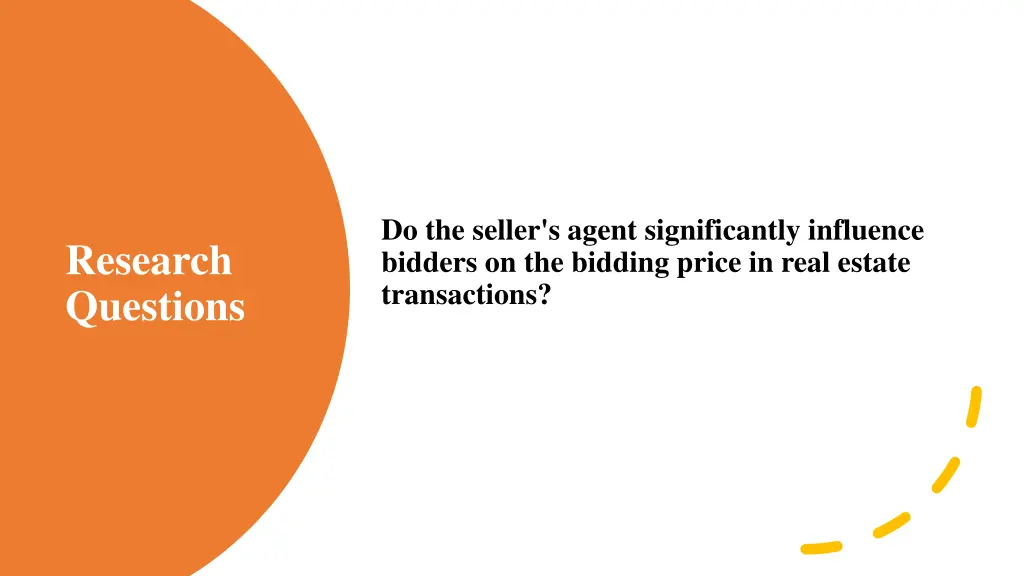 do the seller s agent significantly influence