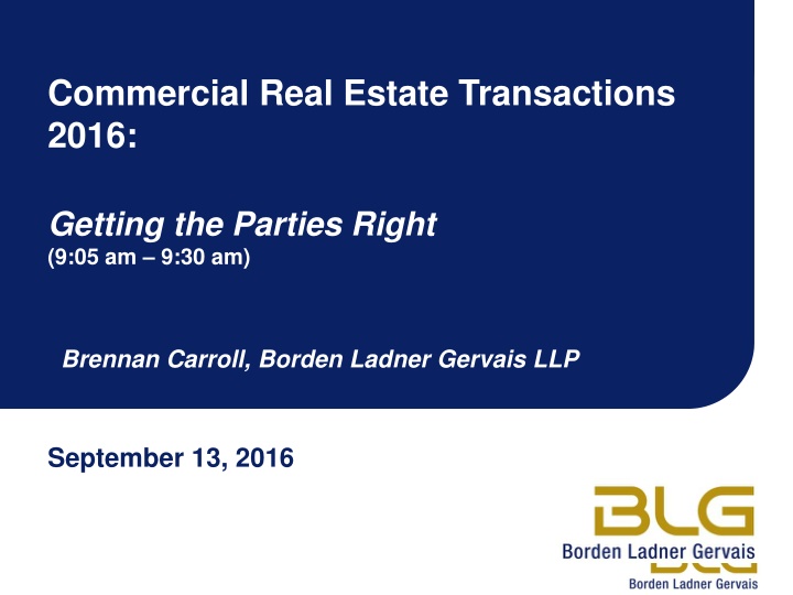 commercial real estate transactions 2016