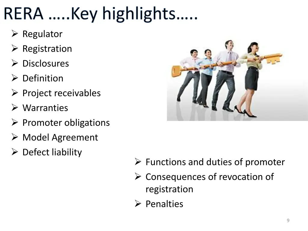 rera key highlights