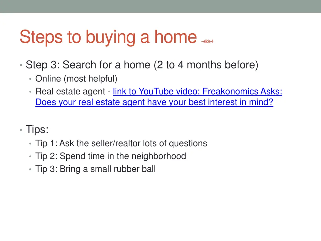 steps to buying a home slide 4