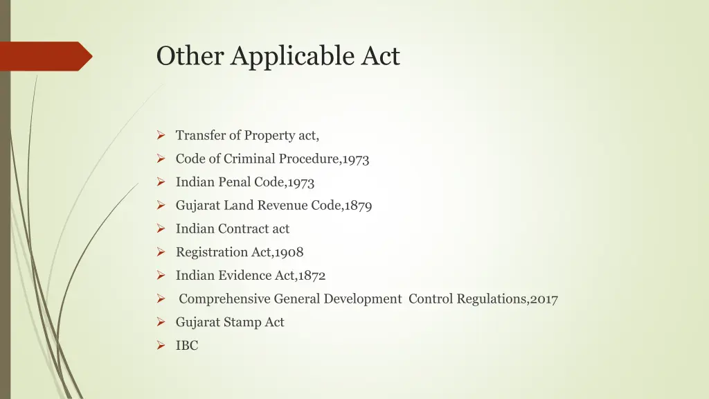 other applicable act