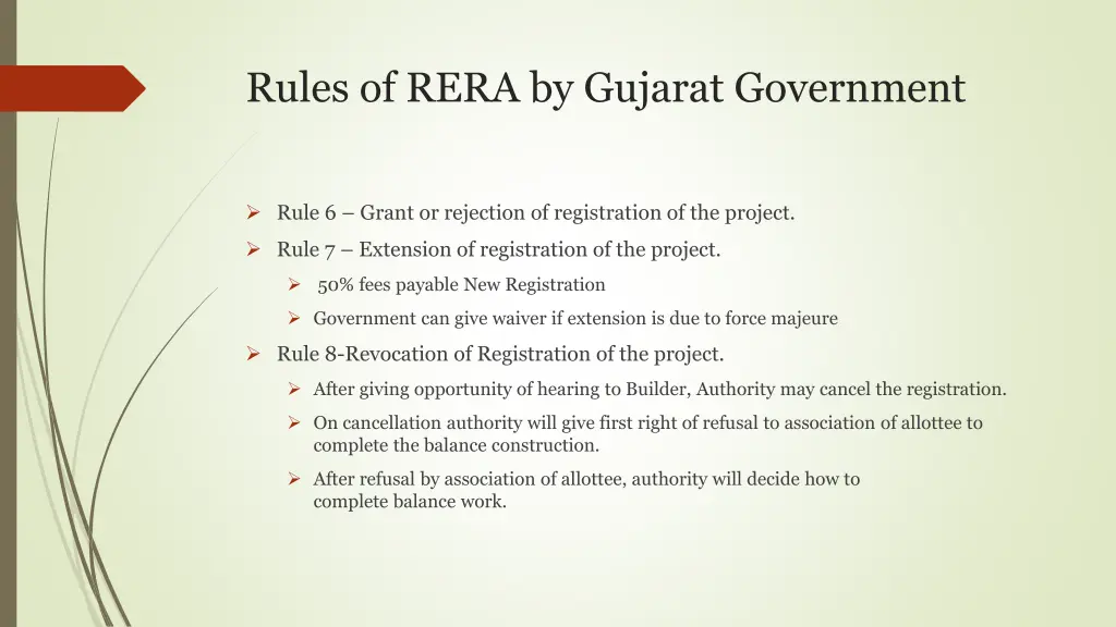 rules of rera by gujarat government 1