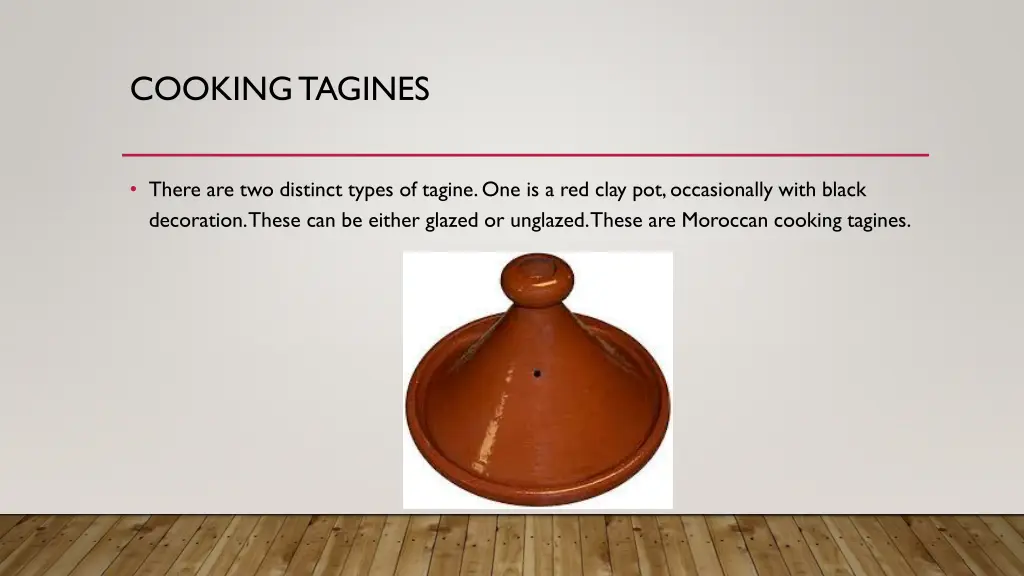 cooking tagines