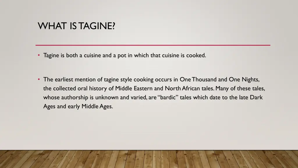 what is tagine