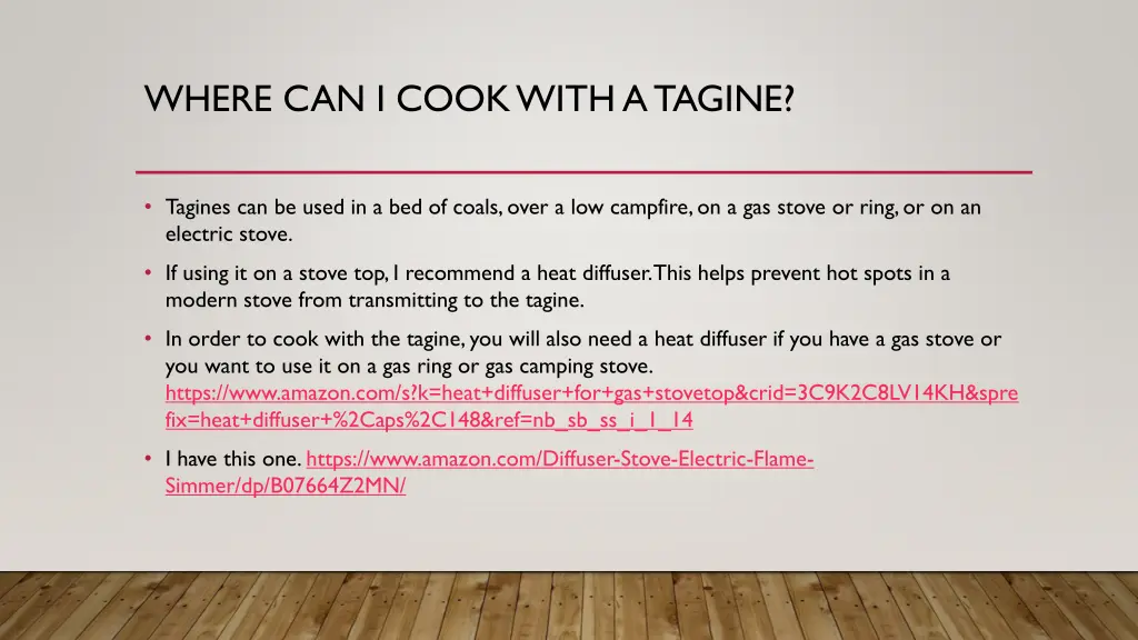 where can i cook with a tagine