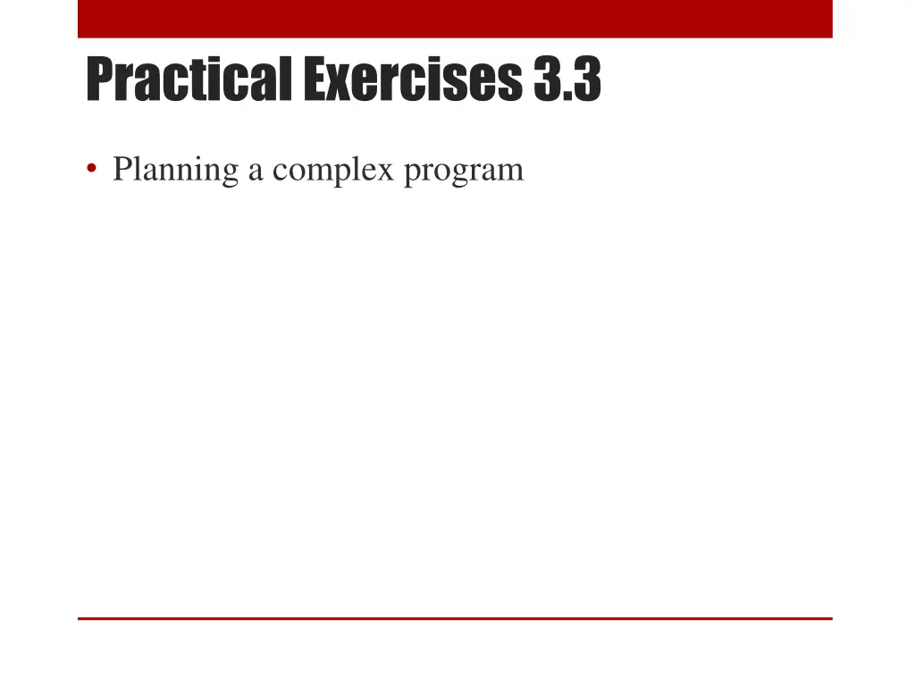 practical exercises 3 3