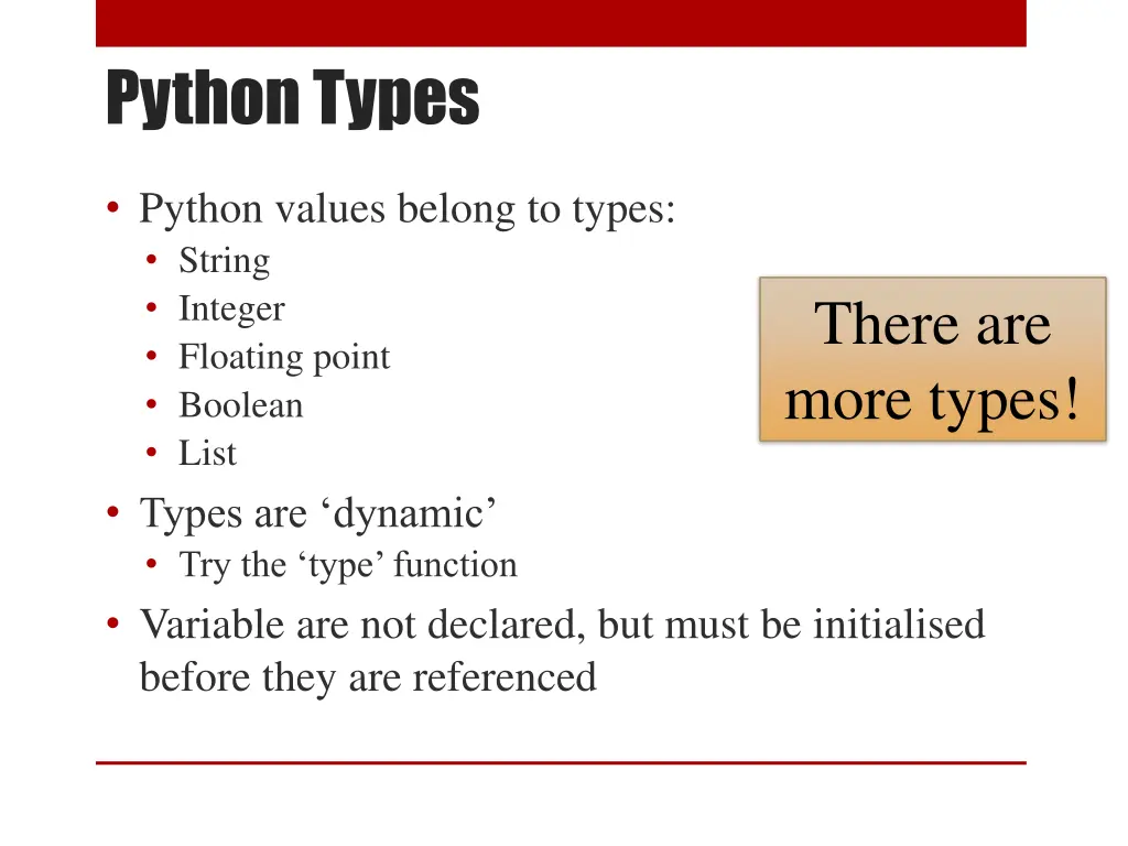 python types