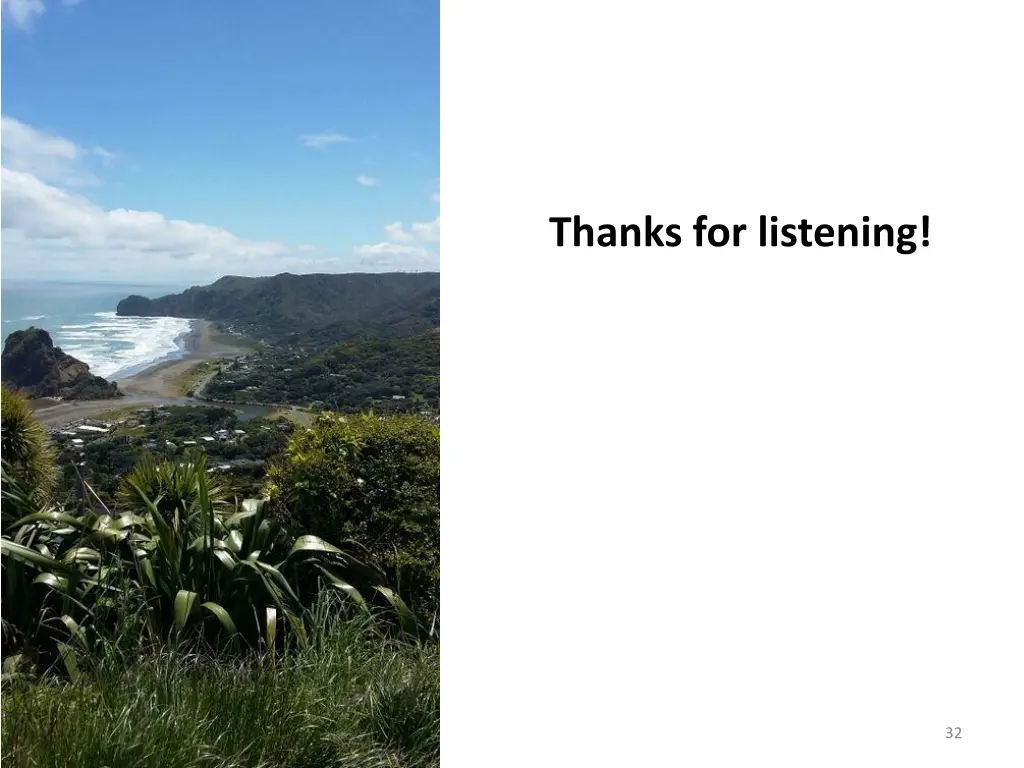 thanks for listening