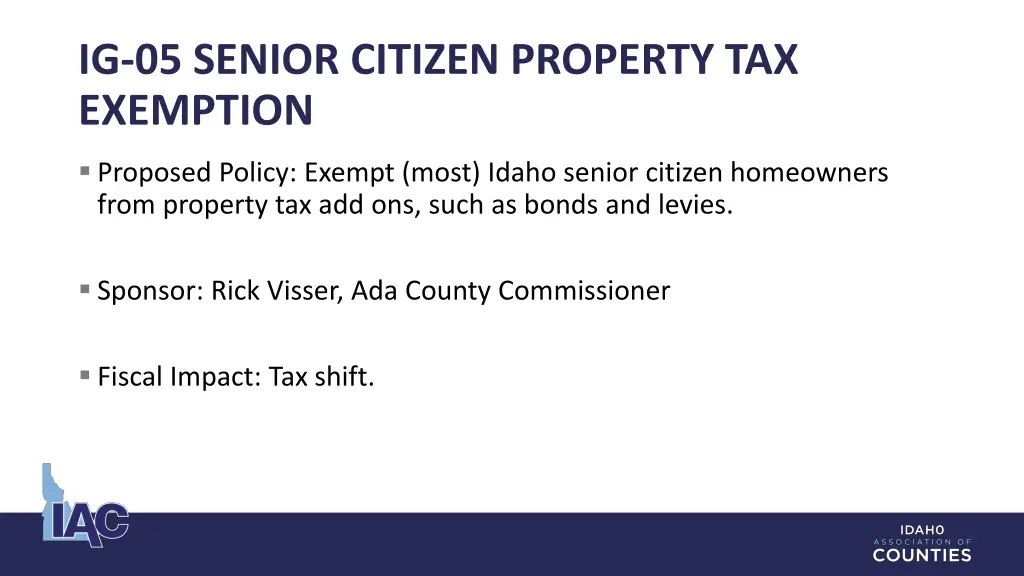 ig 05 senior citizen property tax exemption