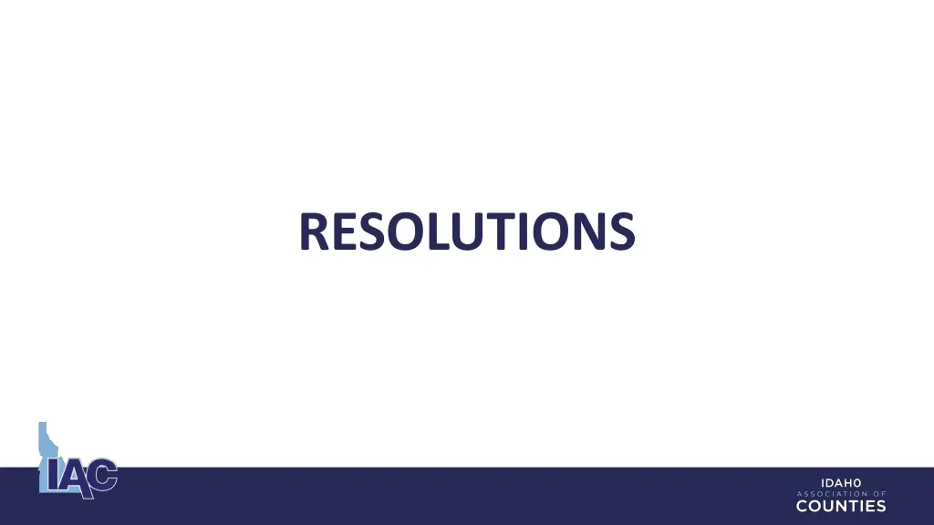 resolutions