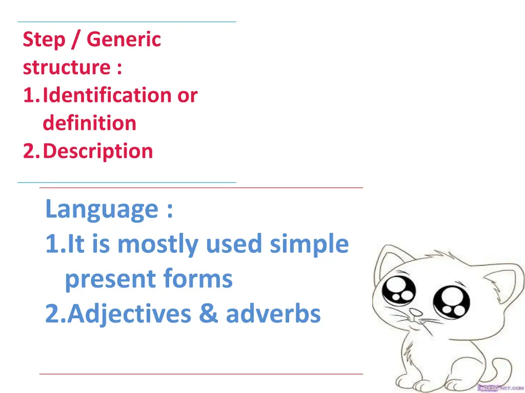 step generic structure 1 identification