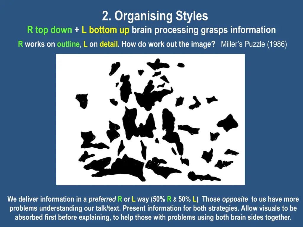 2 organising styles