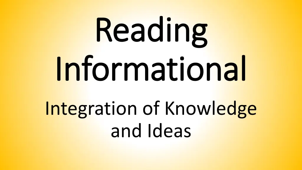 reading reading informational informational 2