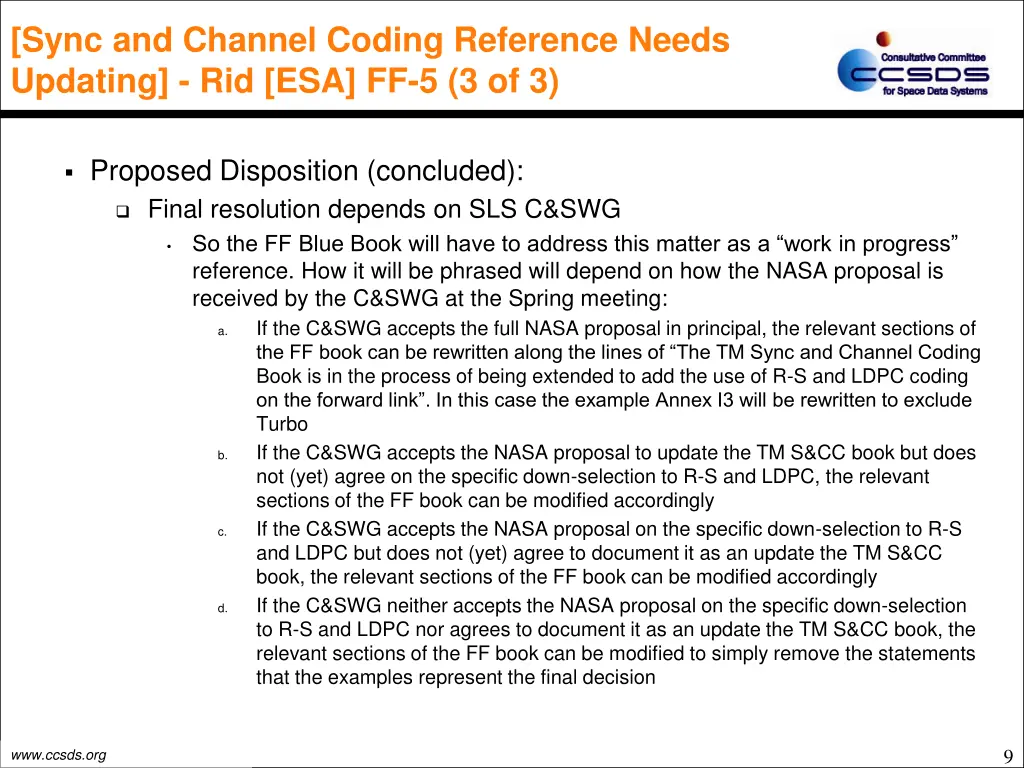 sync and channel coding reference needs updating 2