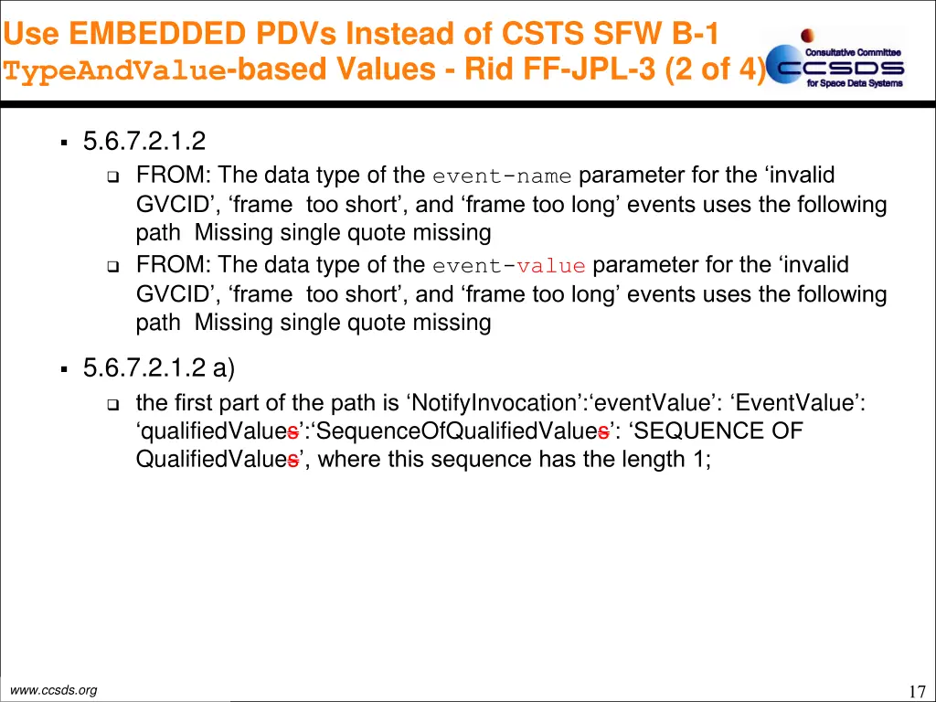 use embedded pdvs instead of csts 1