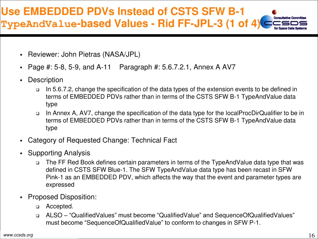 use embedded pdvs instead of csts