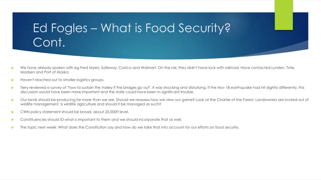 ed fogles what is food security cont 4