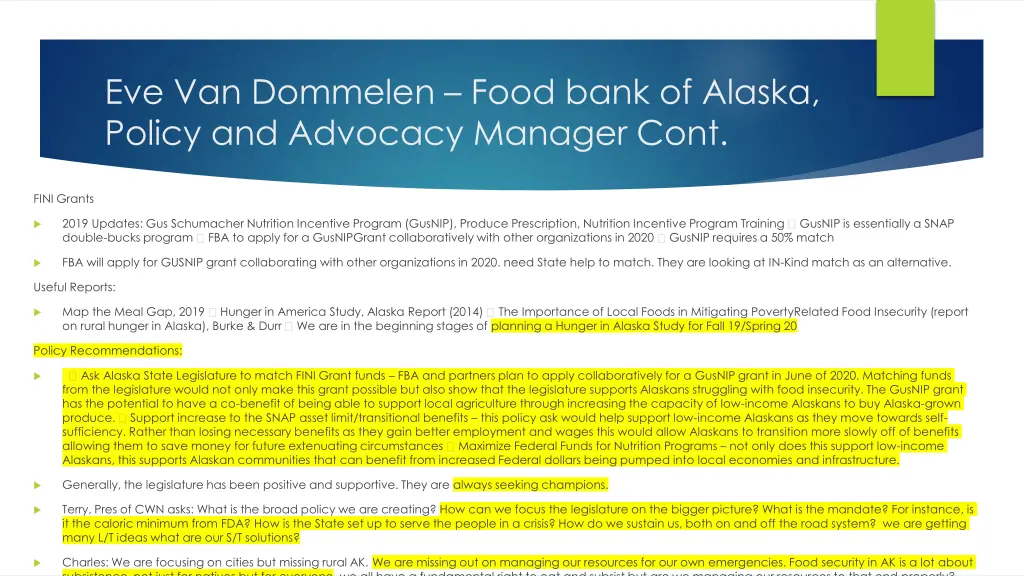 eve van dommelen food bank of alaska policy 3