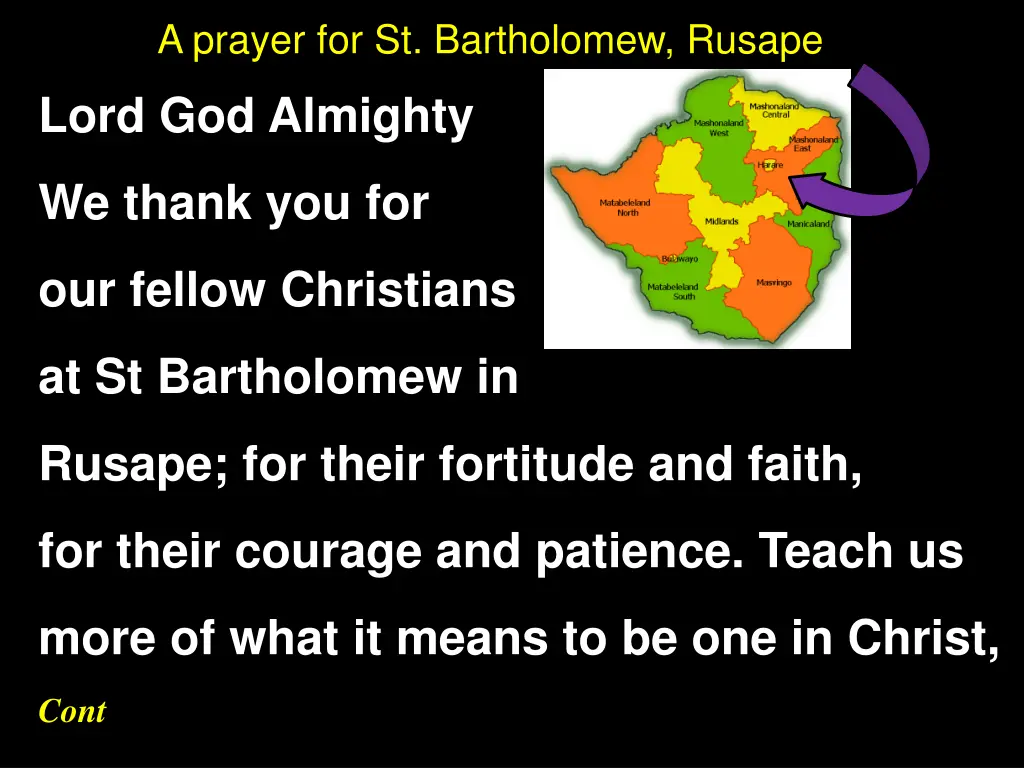 a prayer for st bartholomew rusape