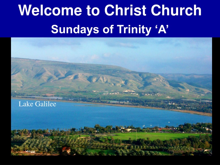 welcome to christ church sundays of trinity a