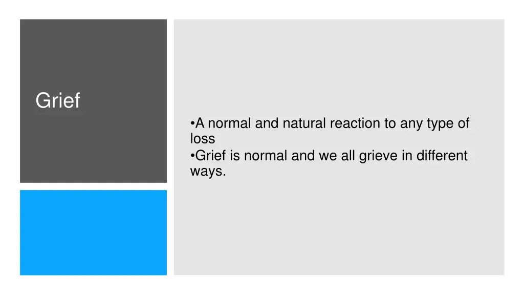 grief