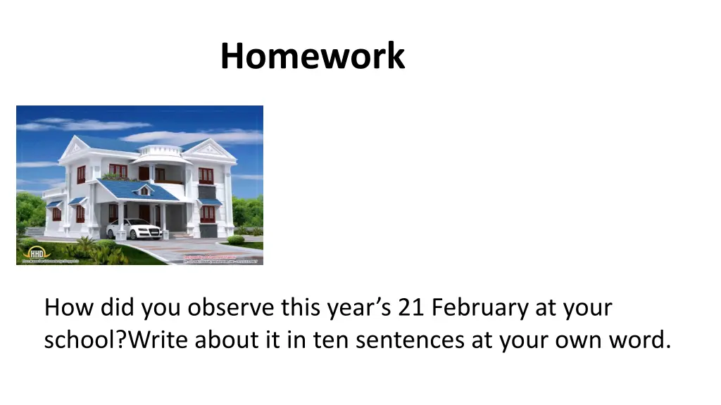 homework