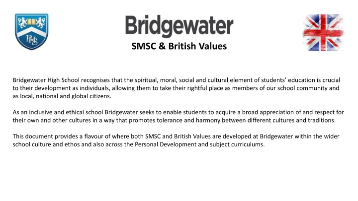 smsc british values