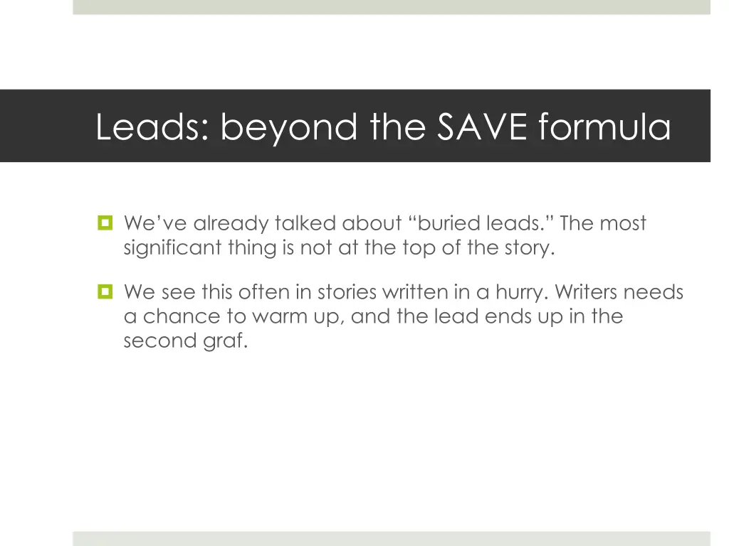 leads beyond the save formula