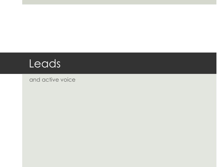 leads