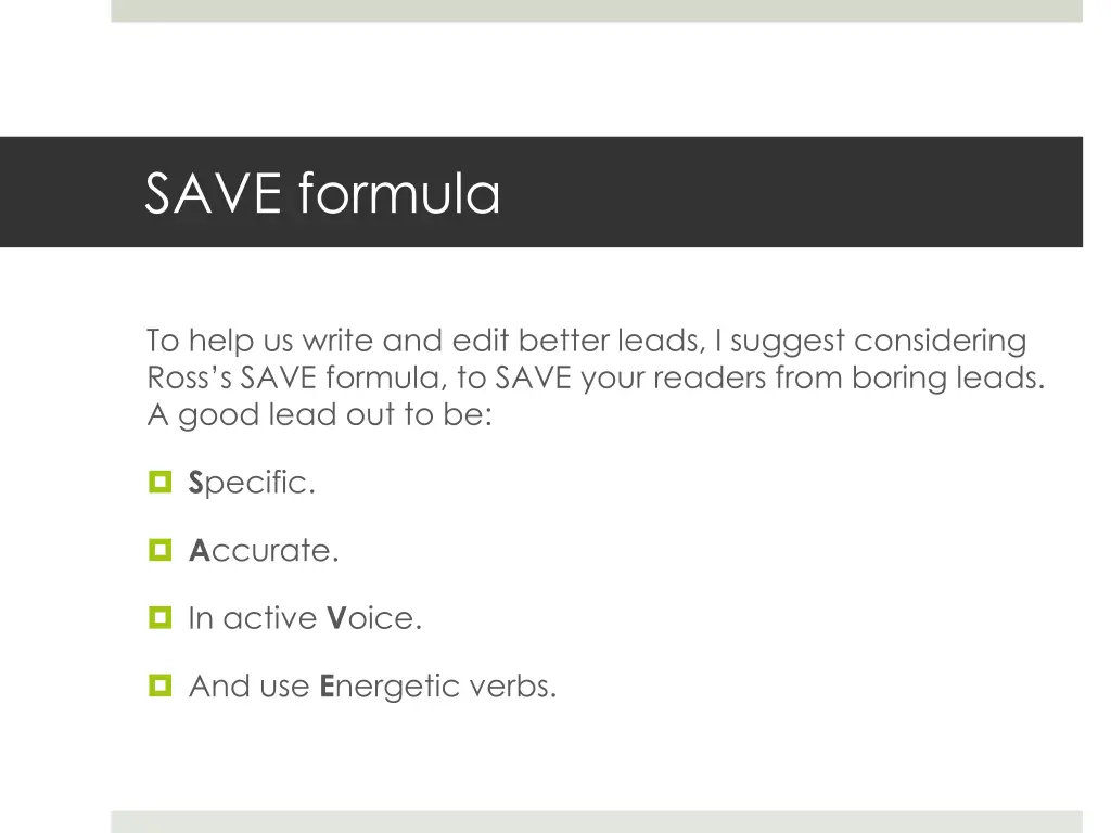 save formula